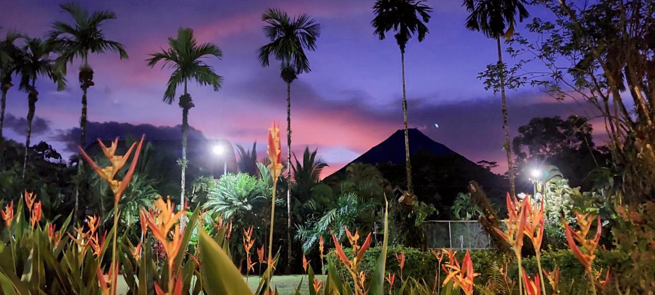 Arenal Backpackers Resort Ла Фортуна Экстерьер фото Sunset at the San José International Airport